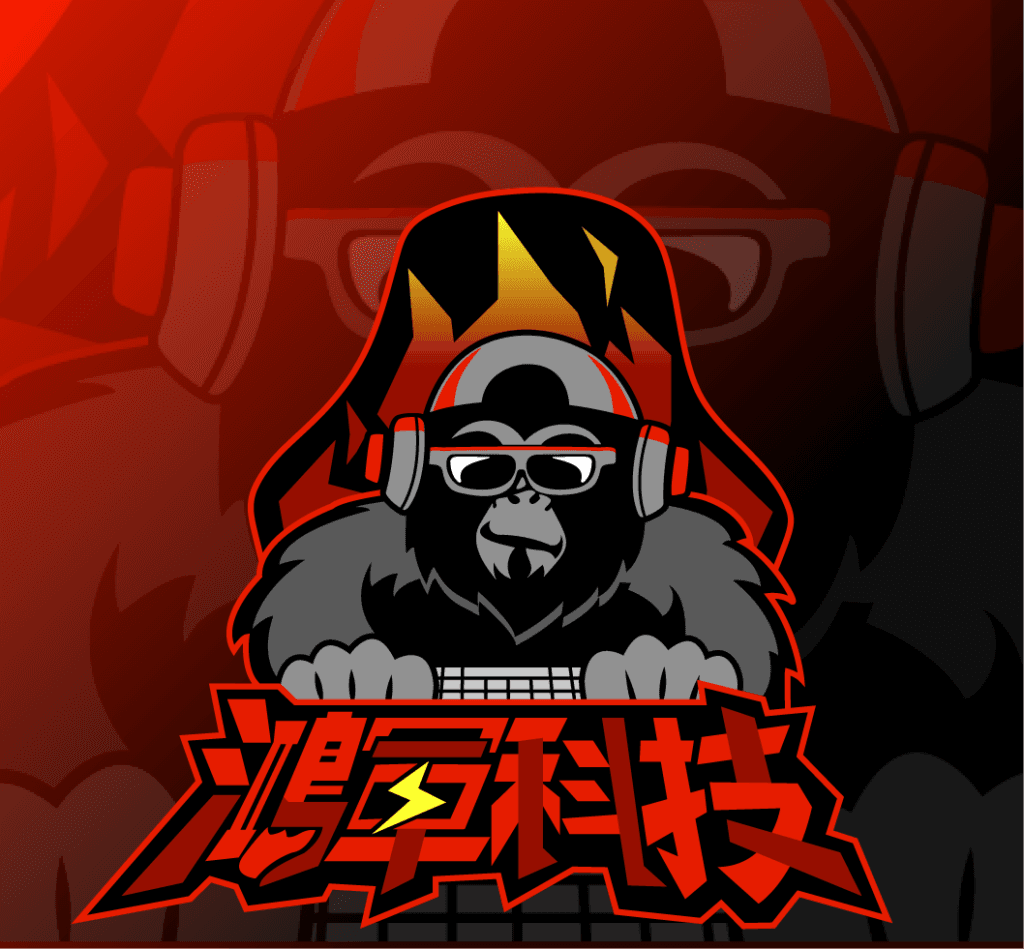 鴻軍科技（HG OS）品牌吉祥物標誌